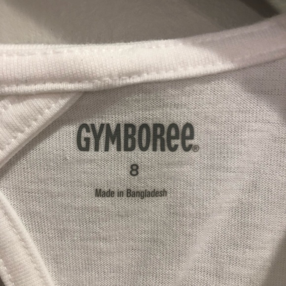 Girls Gymboree white hula girl swing tank sz 8 - Picture 5 of 5